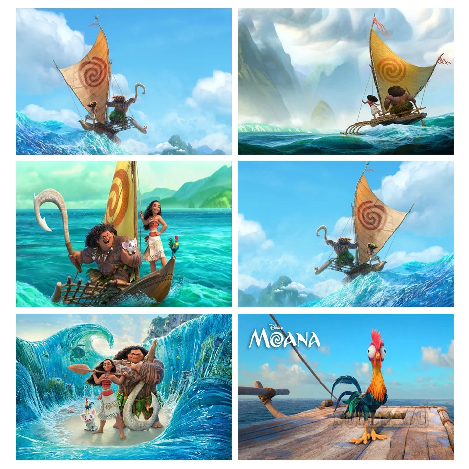 

Алмазная живопись из серии «Моана» Disney 5D, вышивка крестиком, полноразмерная/круглая Алмазная мозаика, домашний декор, подарок DS552