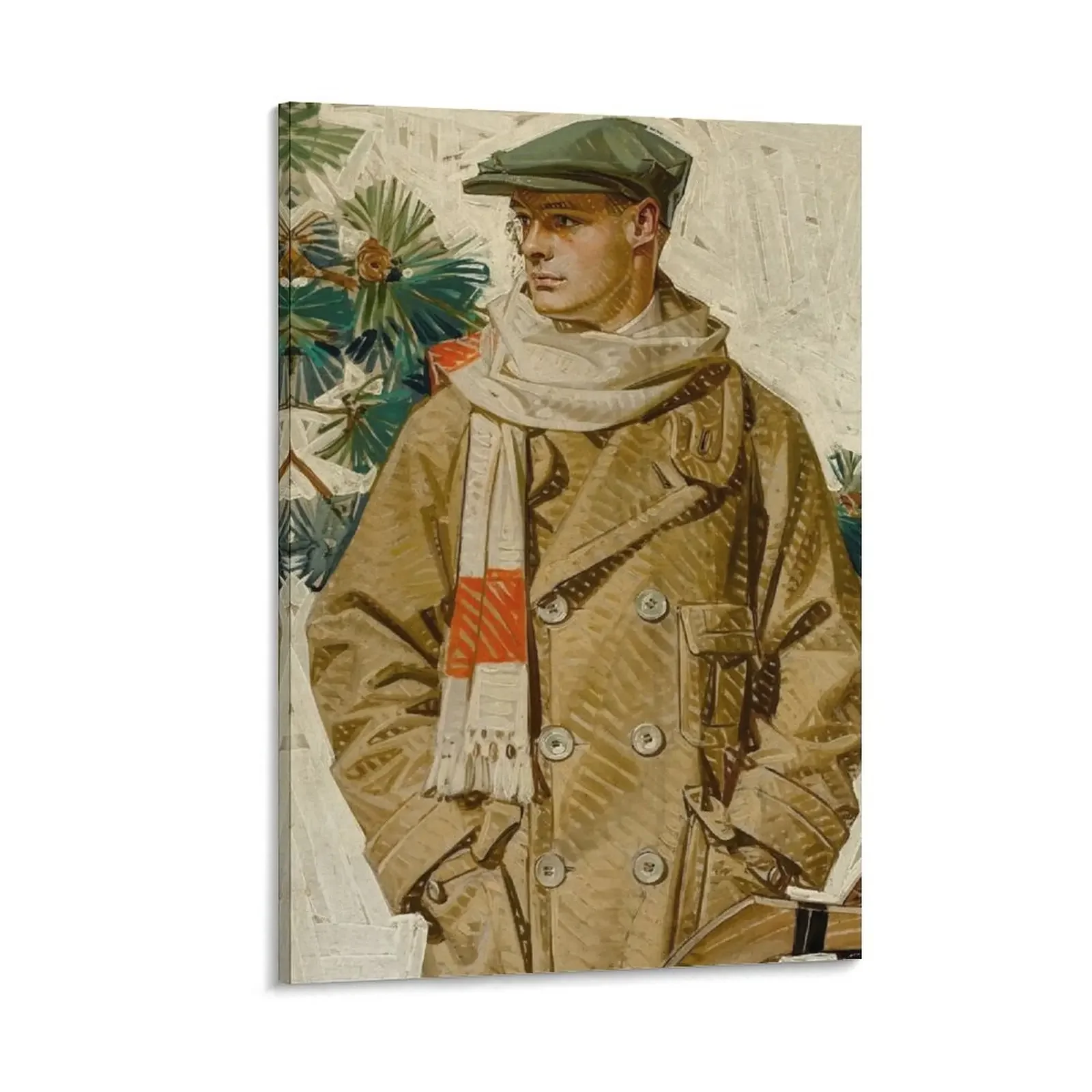 JC Leyendecker готовый к хоккейью 1920 картина на холсте аниме-фигурка украшение декор