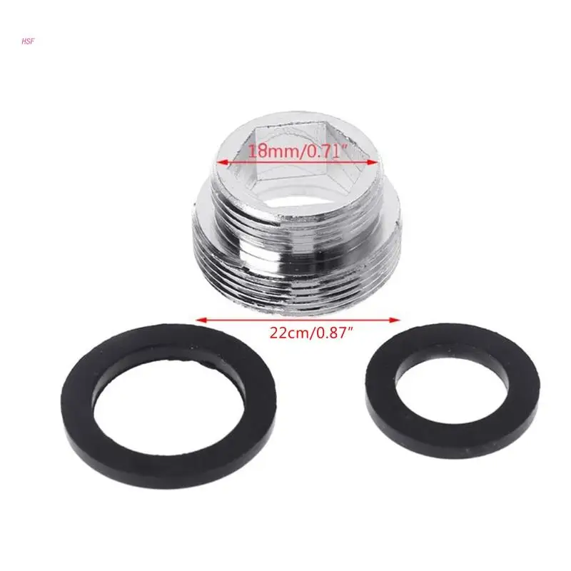 

Однотонный металлический адаптер с внешней резьбой для экономии воды в кухне