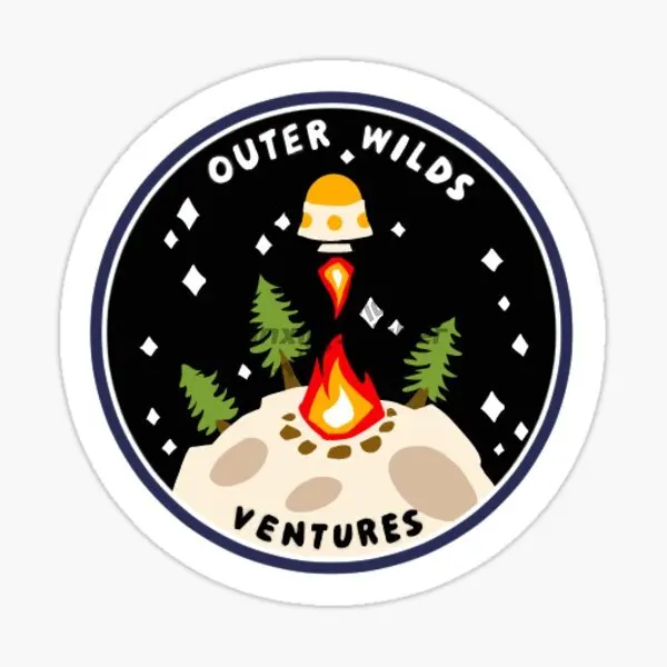 

Наклейки для автомобиля Outer Wilds Ventures, устойчивая к царапинам наклейка для внедорожника, окна автомобиля, велосипеда, виниловая самоклеящаяся декоративная наклейка, водонепроницаемая Kk