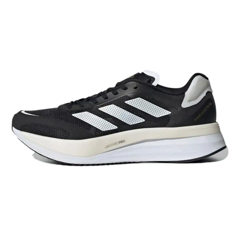 Adidas Adizero Boston 10. Черно-белые кроссовки H67513