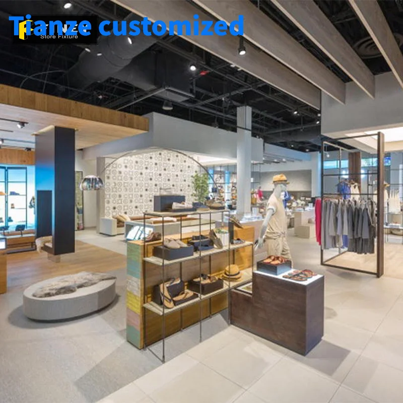 (На заказ) Заводская Продажа Новый дизайн обувной стеллаж магазин