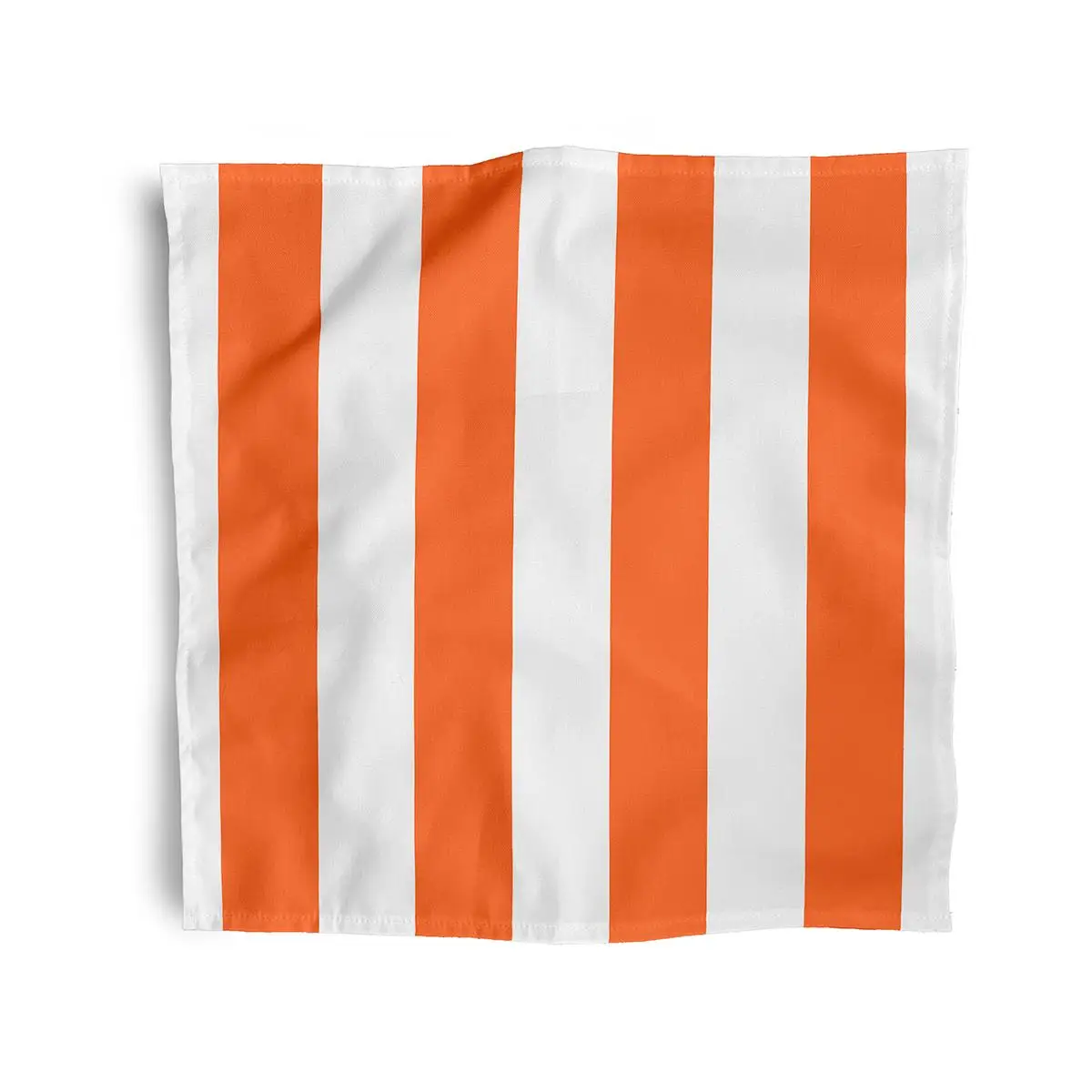 

Simply Daisy 18" x 18" Orange Vertical Stripes Napkins, Set of 4