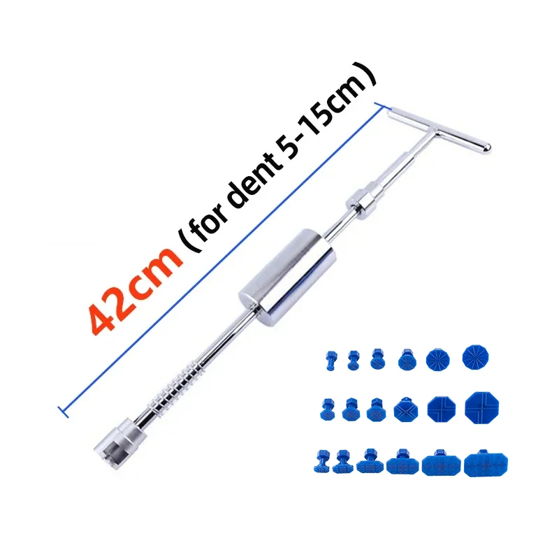 

EAFC Набор Инструментов Для Ремонта Вмятин Автомобиля 50 См 42 См 11 См 2-в-1 Скользящий Молоток Обратный Молоток Липкая Поду...