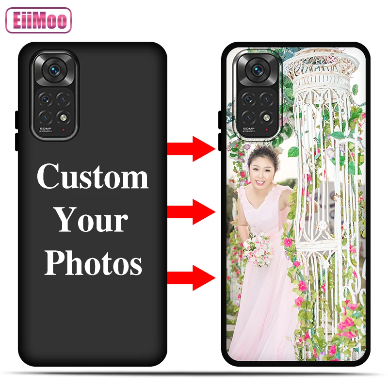 Чехол EiiMoo с фото на заказ для Xiaomi CiVi Mix 4 Mi 11 11i 12 12X A2 A3 6 8 9 SE Lite 12S Ultra Poco F1 F3 11T Redmi K40 Pro