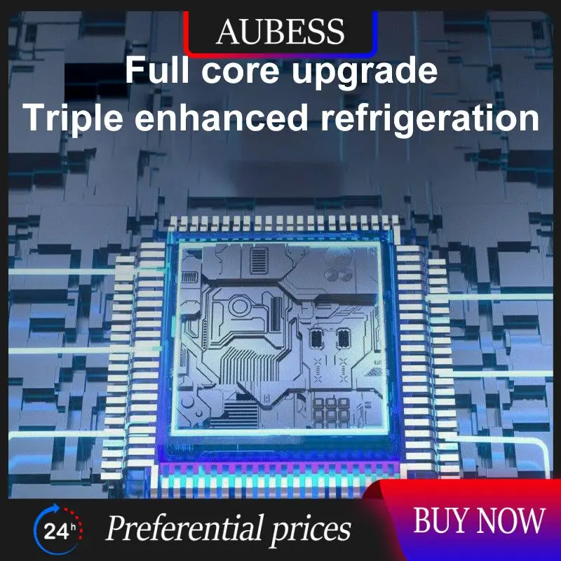 

Mobile Phone Semiconductor Radiator For Iphone/xiaomi Portable Mobile Phone Cooling Fan Rgb Lighting Ultra Silent Game Cooling