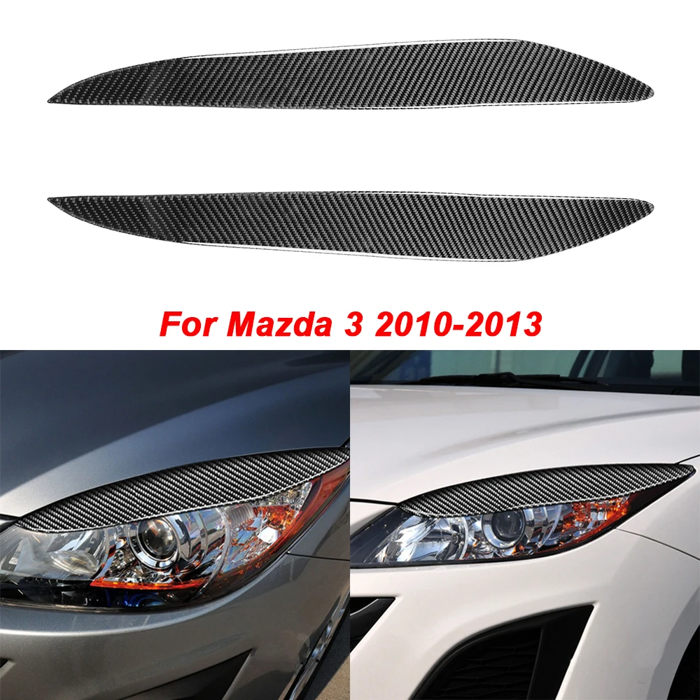 

2 шт., износостойкие накладки на фары Mazda 3 2010 2011 2012 2013