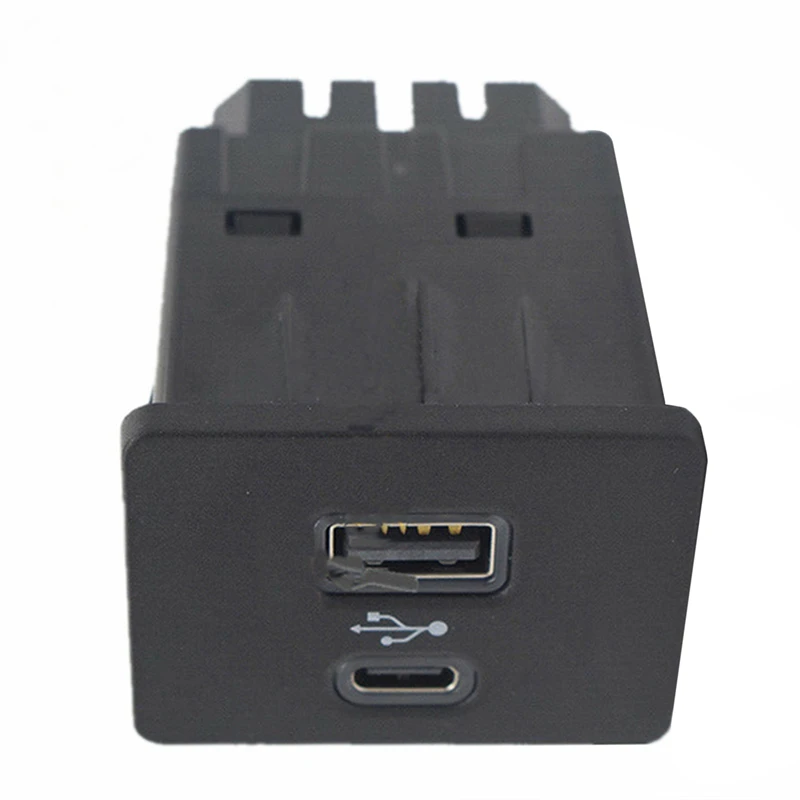 

SYNC 3 Type-C+USB Dual Media HUB Box Module Storage Box USB Charging Port LB5T-14F014-CB For Ford Focus Lincoln
