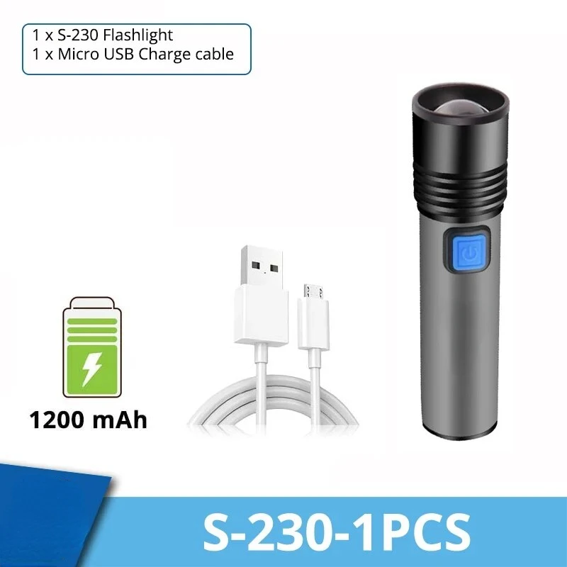 

USB-фонарь E－SMARTER водонепроницаемый