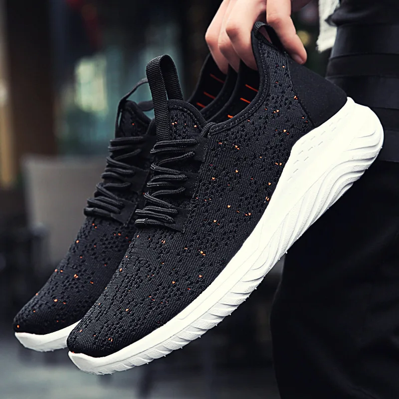 

Flats Running Tennis Sneakers Men Shoes for Men 2023 Autumn Soft Sole Fashion Breathable Mesh Casual Walking Zapatillas Mujer