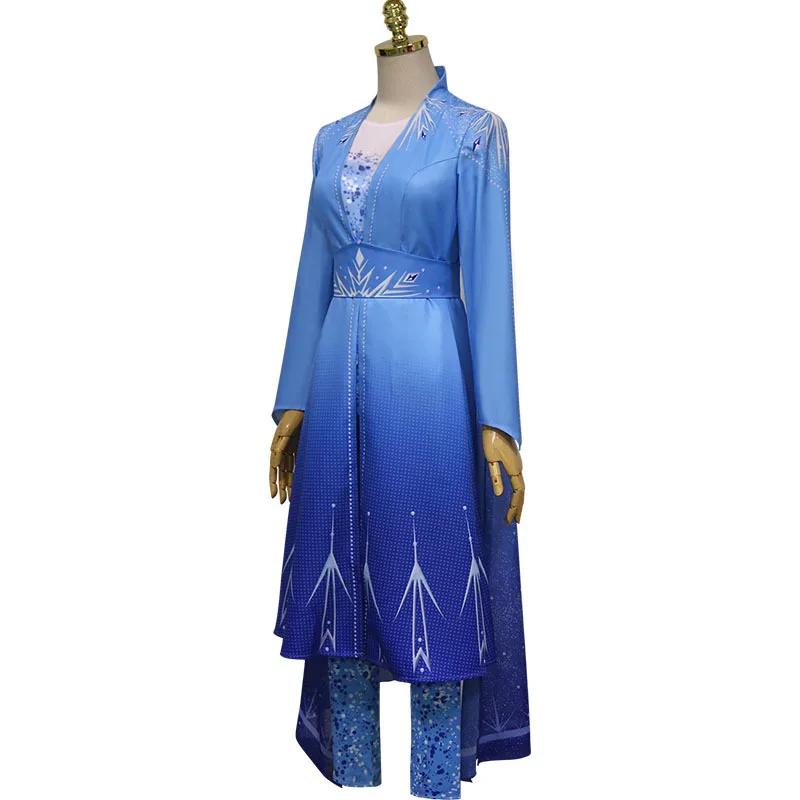Женский костюм для косплея роскошное женское платье Снежной королевы девочек на