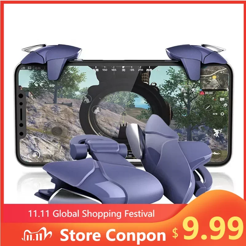 

Game Controller Mobile Phone Gaming Accessories for PUBG Gamepad Joystick Trigger Aim Shooting Key Button for iPhone Android