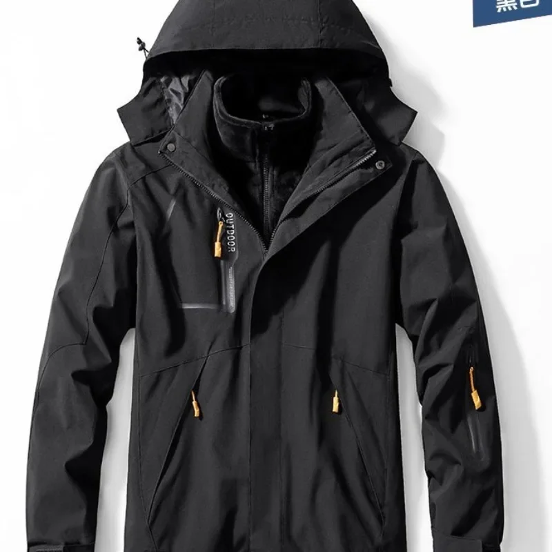 Весенняя мужская водонепроницаемая куртка уличная зимняя комплект из двух