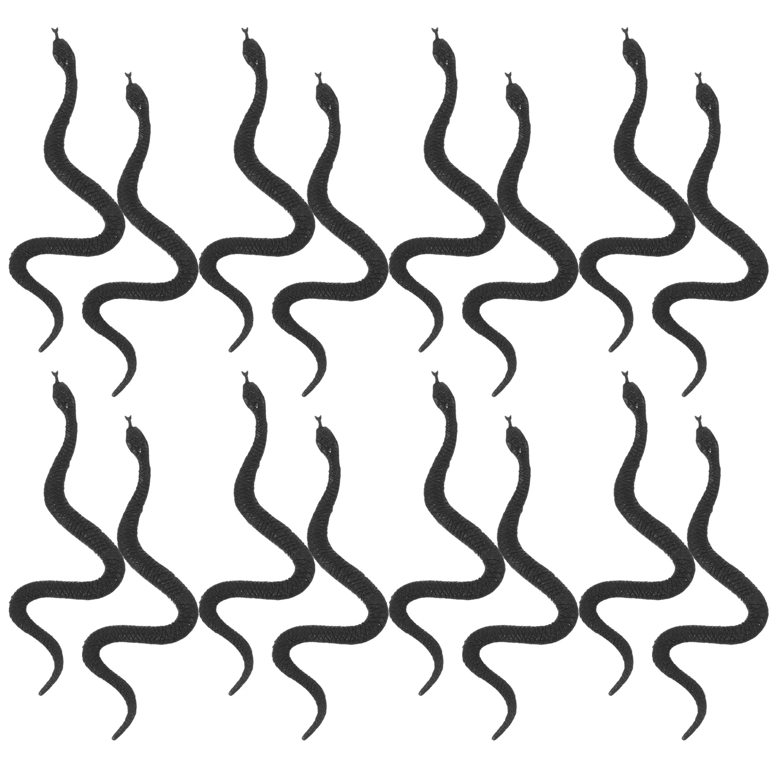 

100 шт., пластиковые игрушки-змеи