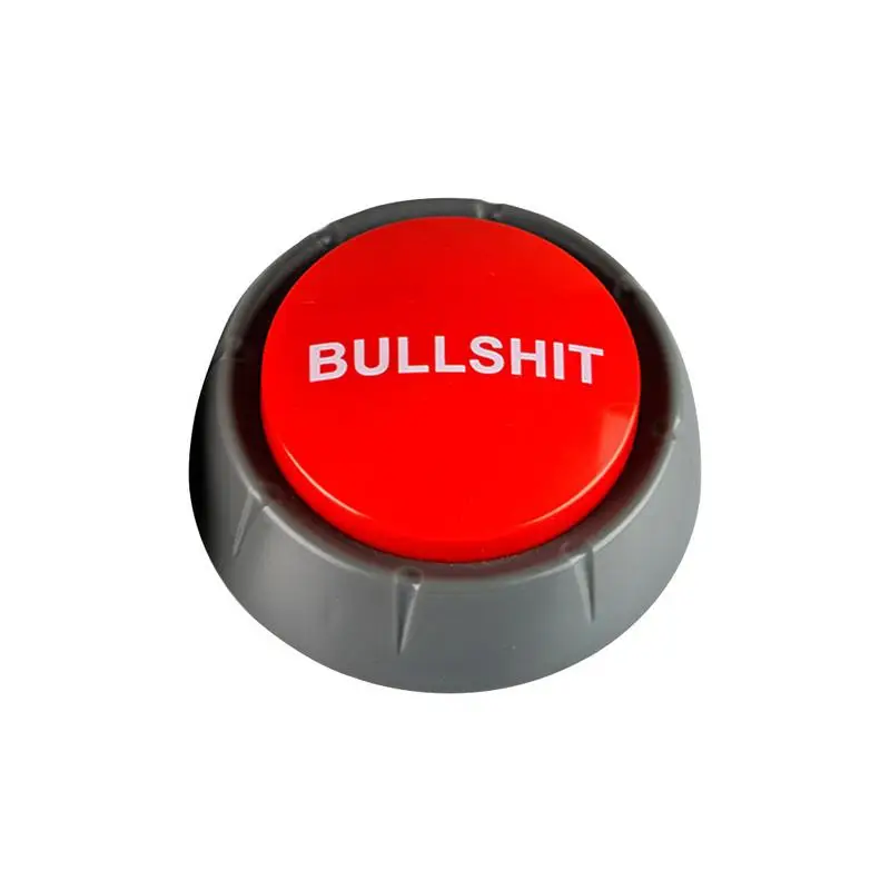 

Bullshit Loudspeaker ButtonsBULLSHIT Light Sound Button Music Box Squeeze Box Tap Box Table Game Responder Fun Gag Toy