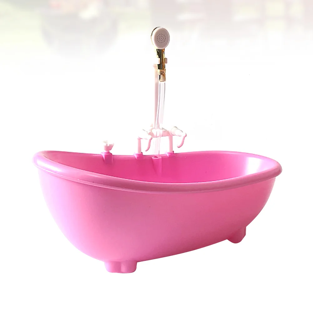 

Bath Accessories Baby Bath Set Tub Toys Water Spraying Bathtub Electric Bathtub Dollhouse Bathroom Fairy Toy