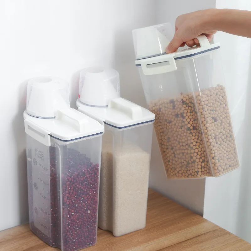 

Household Sealed Pest Proof Rice Bucket Moisture-proof Portable Multifunctional Grain Storage and Storage Box