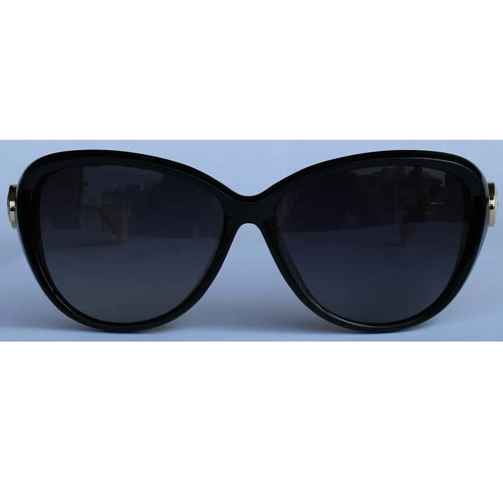 Солнцезащитные очки кошачий глаз женские черные солнцезащитные трендовые