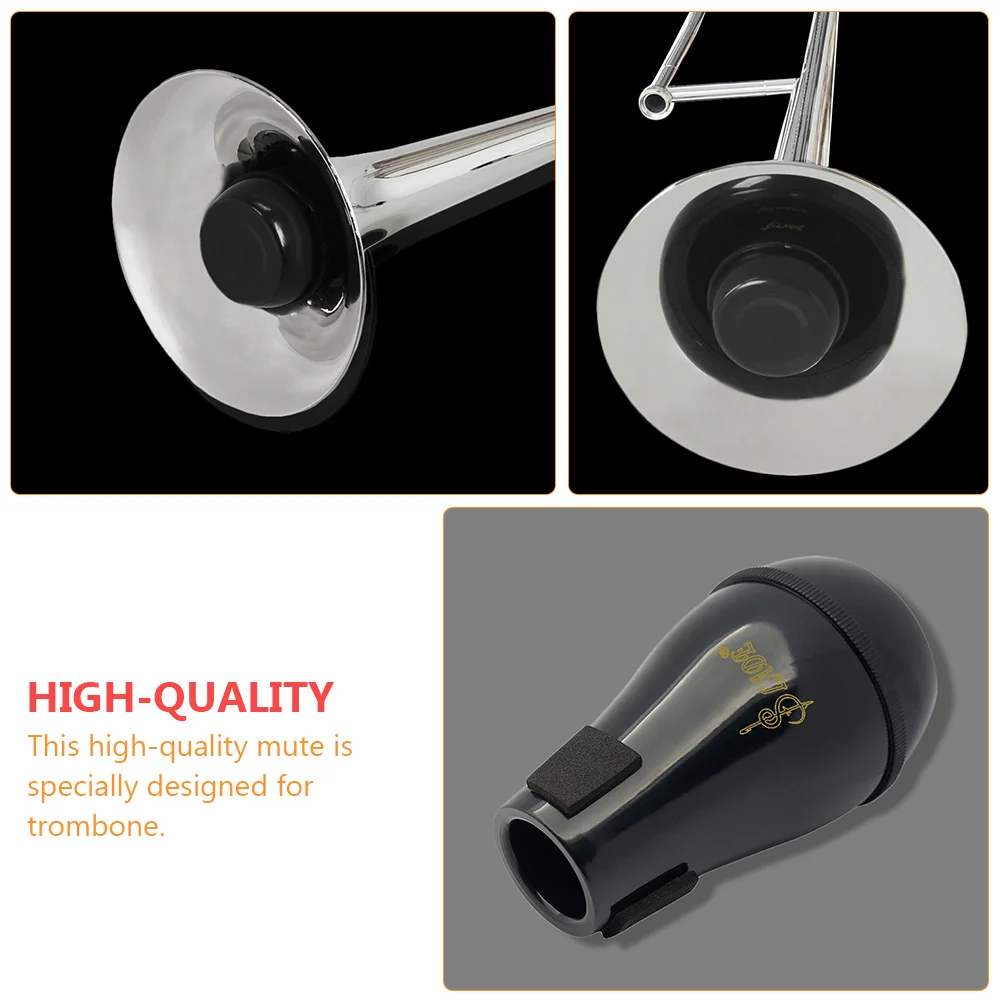 Тромбон Mute тенор слайд пластиковый глушитель устройство прямой абс музыкальный
