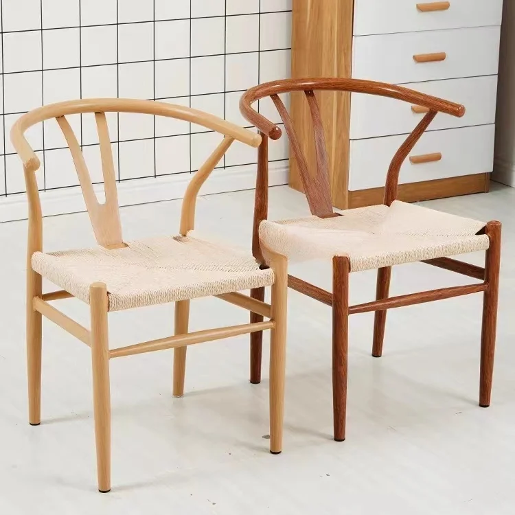 Оптовая продажа черные деревянные и Ротанговые стулья для столовой ресторана из