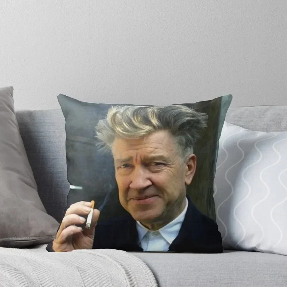 Роскошная декоративная подушка david lynch smonking под заказ