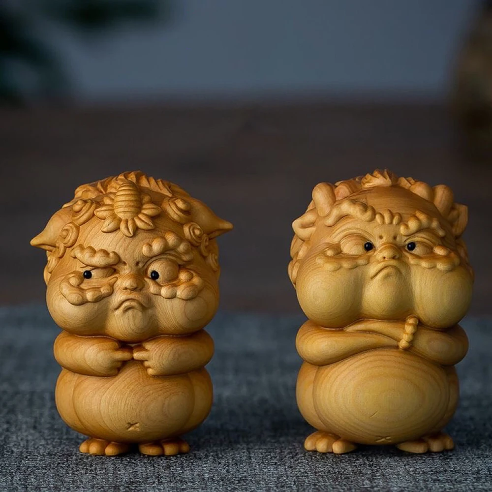 Скальф Кипарис Резьба по дереву Храбные игры Ручная деталь Сандаловое дерево