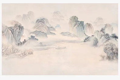 

Индивидуальные продукты простые новые китайские чернила пейзаж китайской живописи обои гостиная диван тв фон стены пользовательские фрески папель де пареде