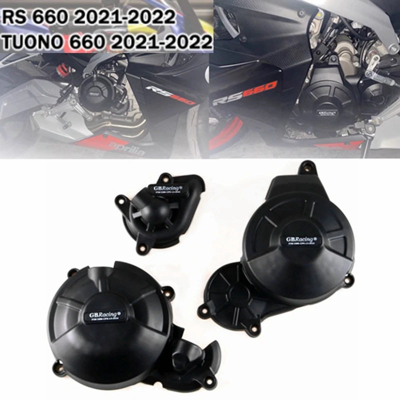 Motorcycles Engine Cover Protection Case For GB Racing For Aprilia RS660/TUONO 660 2021-2022  Engine Cover