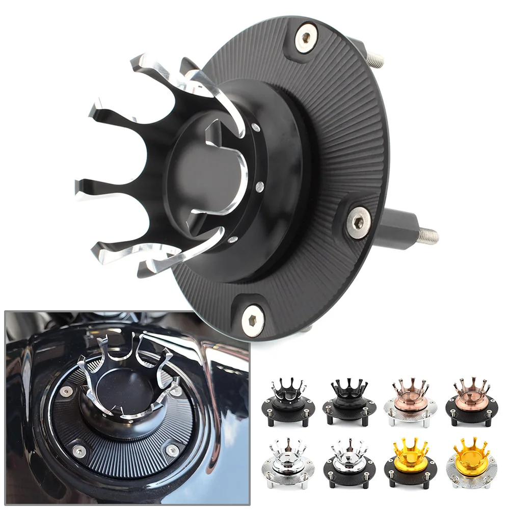 

Aluminum Motorcycle Fuel Gas Tank Cap Cover For Harley Davidson X350