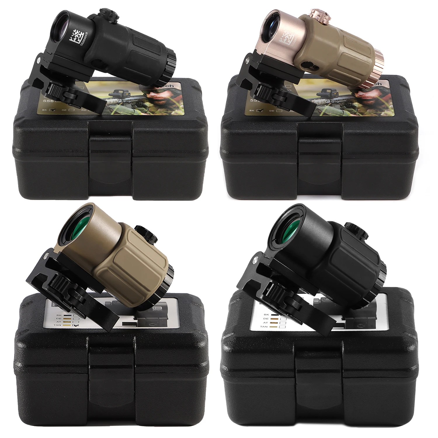 

Тактический прицел G33 G43, страйкбольная Лупа 3X G43 G33, прицел с переключателем, быстросъемный прицел QD Mount, охотничий прицел с красной точкой 558