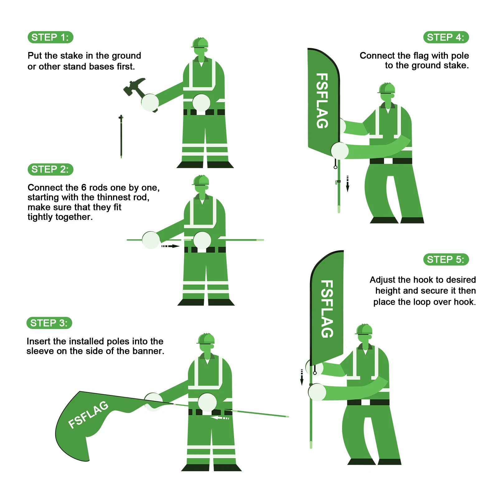 FSFLAG 1 шт. 280 см флаг с перьями 8THC2 флагштоком рекламное уличное украшение для
