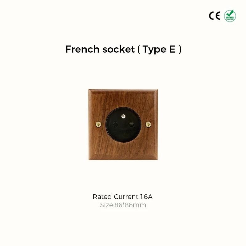 

AVOIR Ретро черные ореховые выключатели