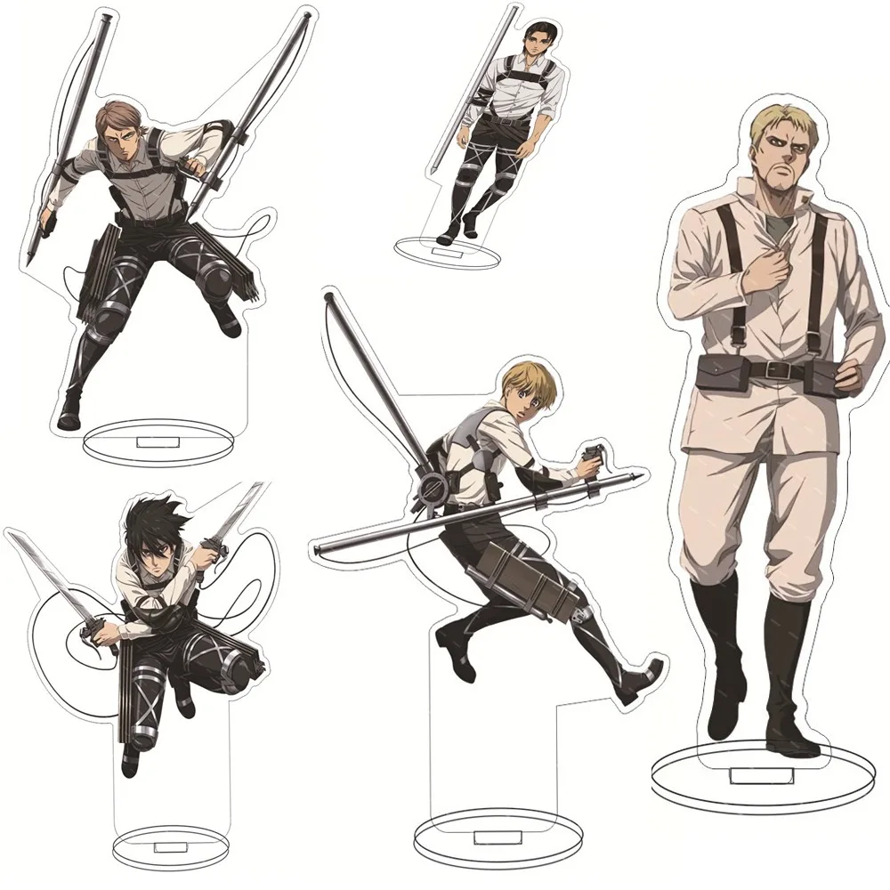Acrylic Anime Attack on Titan Stand  Mikasa Ackerman Armin A
