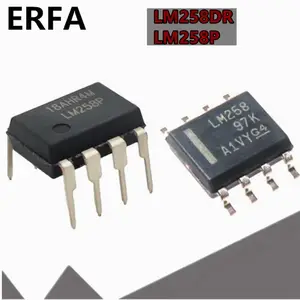 10pcs LM258 SOP LM258P DIP-8 LM258N DIP LM258DR SOP-8 DUAL OPERATIONAL AMPLIFIERS IC