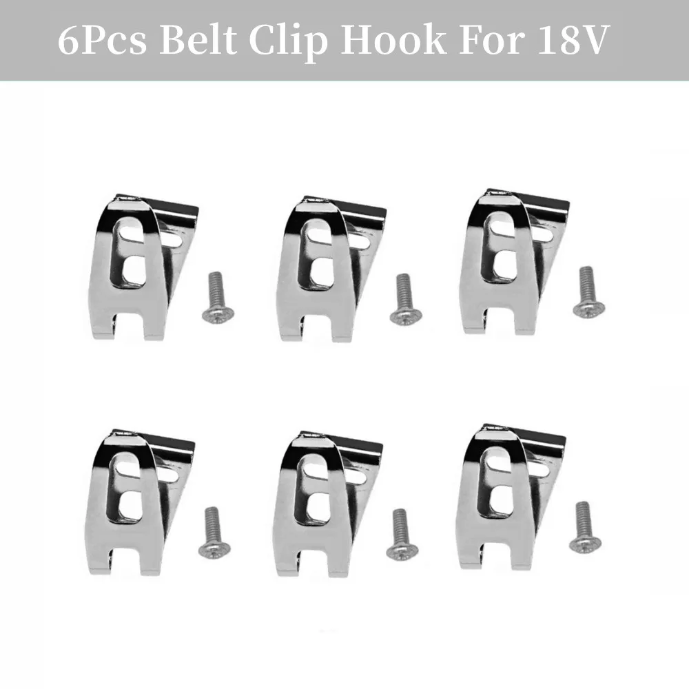 6Pcs Belt Clip Hook For Makita 18V LXT Cordless Drills Impact Driver Power Tools Wrenches Drivers Home Garden Workshop Equipment