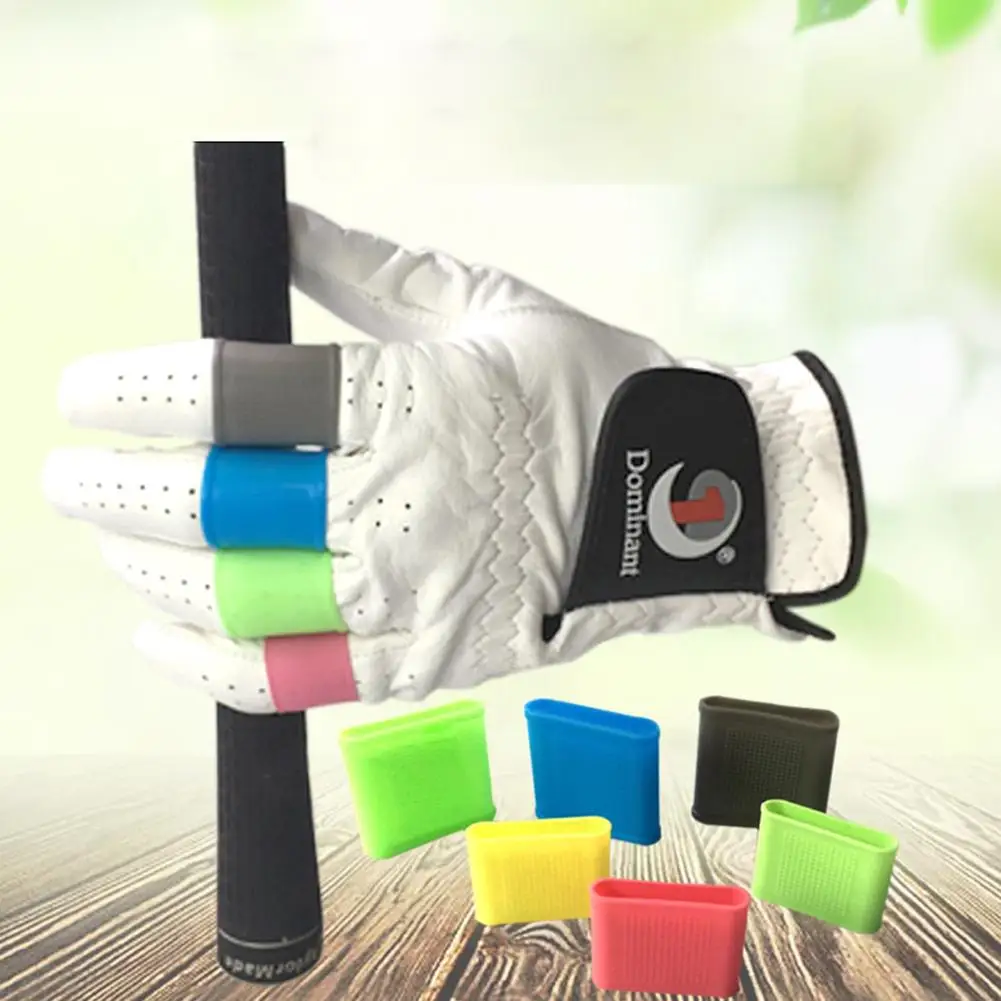 

Golf Silicone Finger Sleeve Protective Cover Non-Slip Safety Finger Toe Support Sleeve Protector Grip Multi Color For Men Women