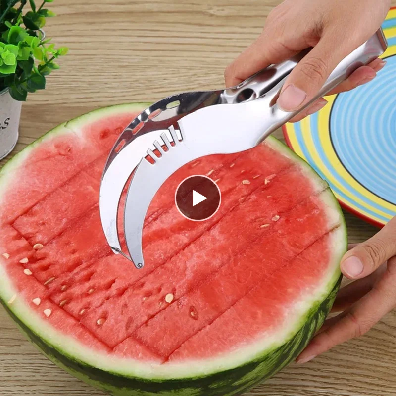 

Watermelon Cutter Knife Kitchen Gadgets Stainless Steel Multifunctional Best Kitchen Gadget Home Gadget Kitchen Accessories