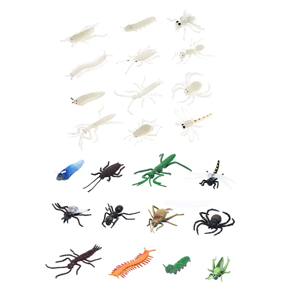 

24pcs Scary Props Party Glow Spider Props