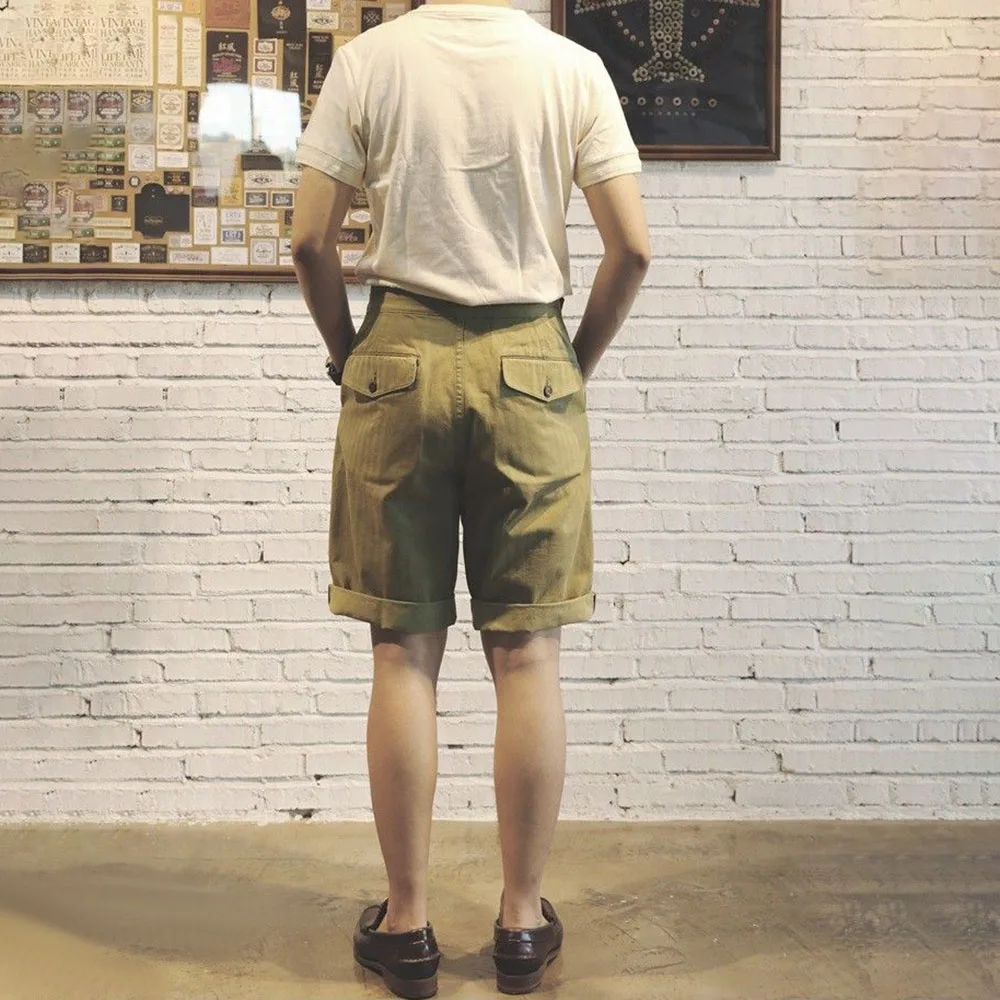 Шорты-карго мужские с двумя ремнями летние дышащие брюки унисекс в стиле ретро 2024