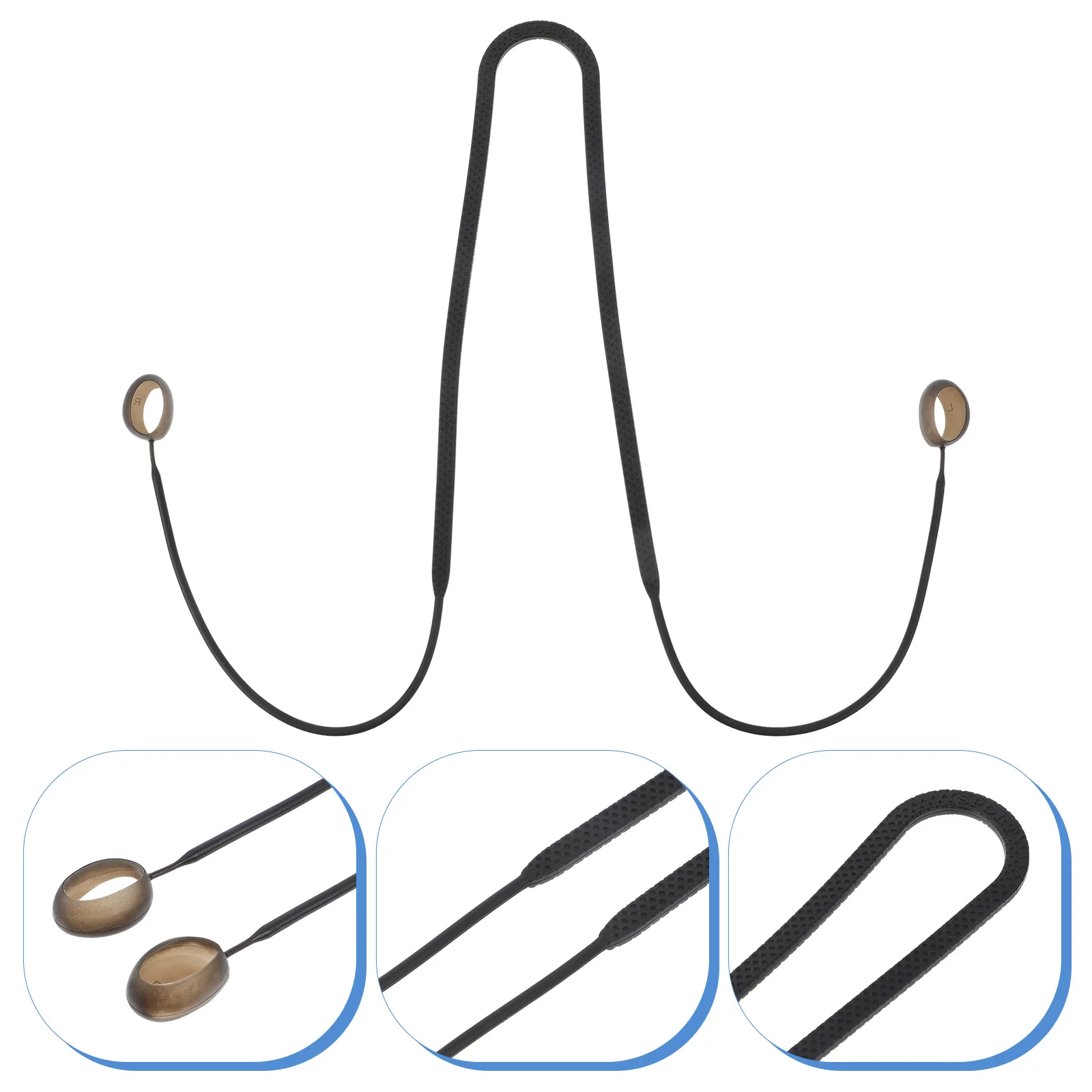 

Silicone Earphone Rope Earbuds Wireless Strap Neck Lanyards Headset Lanyard Earbud Holder Anti Lost Retainer Cord