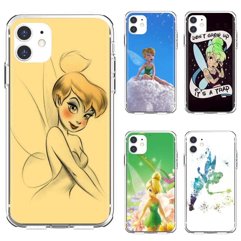 Чехол из ТПУ для Samsung Galaxy Note 10 20 A3 A5 A6 A7 A8 A9 J7 J6 J4 Plus 2016 2018 2017 колокольчики Tinkerbell Peter Pan