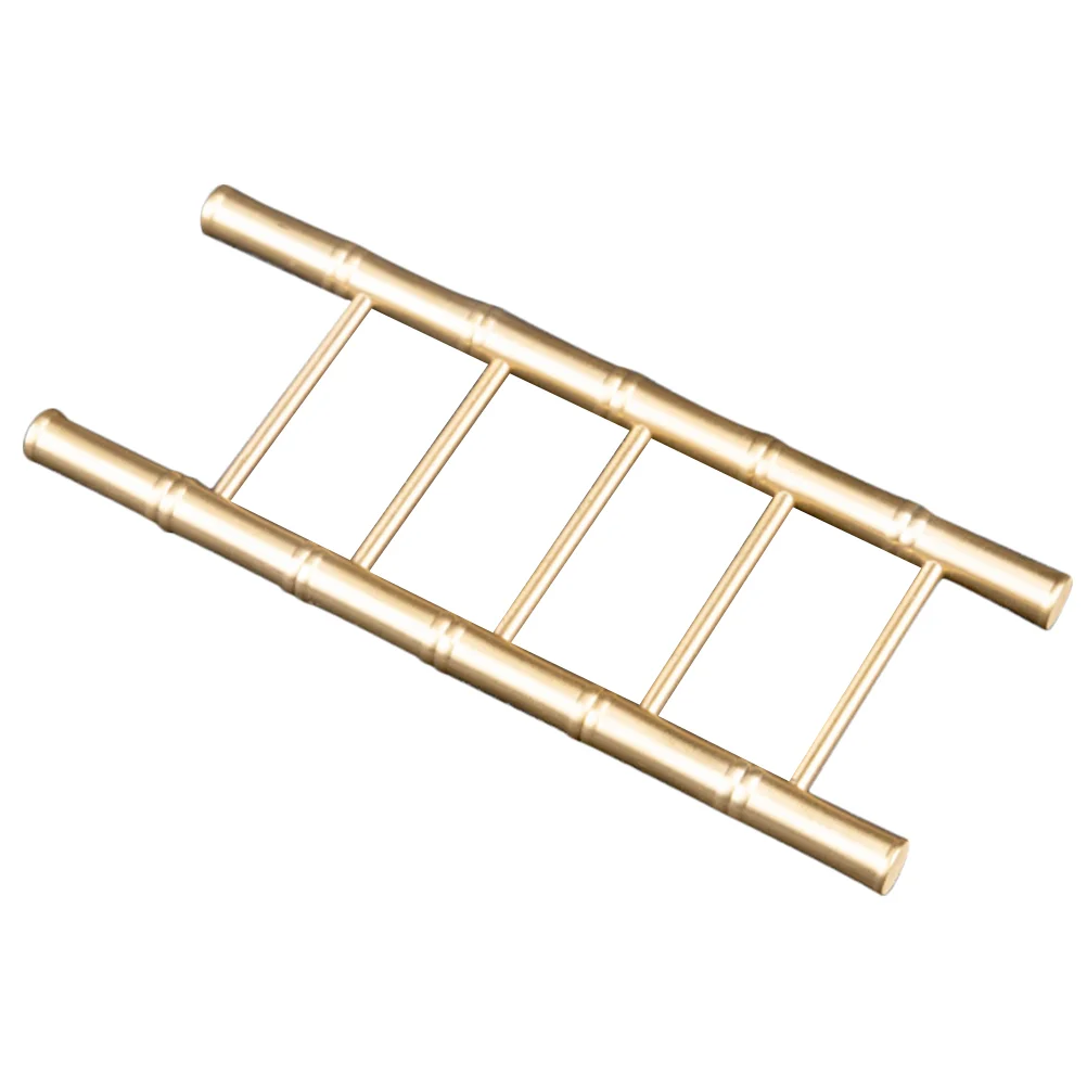 

Ladder Miniature Furniture Mini Model Garden Wealth Decorations Decor House Diy Miniatures Kit Accessorie Copper Statue