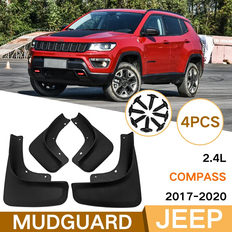 

Mud Flaps For jeep Compass2017-2020 MudFlaps Front Rear Fender Car Accessories