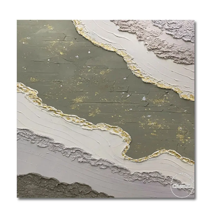 Объемная текстура искусство ручная роспись нож картина маслом абстрактная