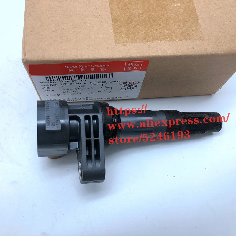 Катушка зажигания двигателя для BYD F3 F3R L3 G3 473QE/473QB двигатель 473QE-3705100/IB5-3705100 |