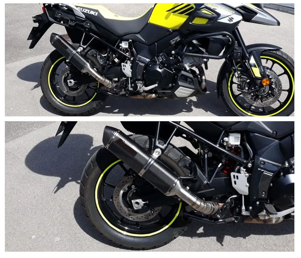 Для SUZUKI V-STROM 1050 DL1050 2020 2021 выхлопная система мотоцикла глушитель DB Killer среднее