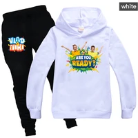 kids vlad niki thin hoodie for teenage boysgirls clothing set children are you ready sweatshirs younth clothing 2 15 years