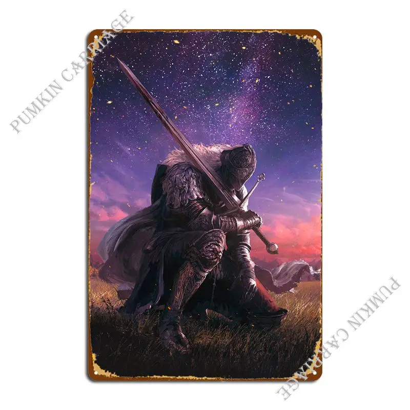 

Knight Of Stars Metal Plaque PaintingDecoration Club Mural Tin Sign Poster