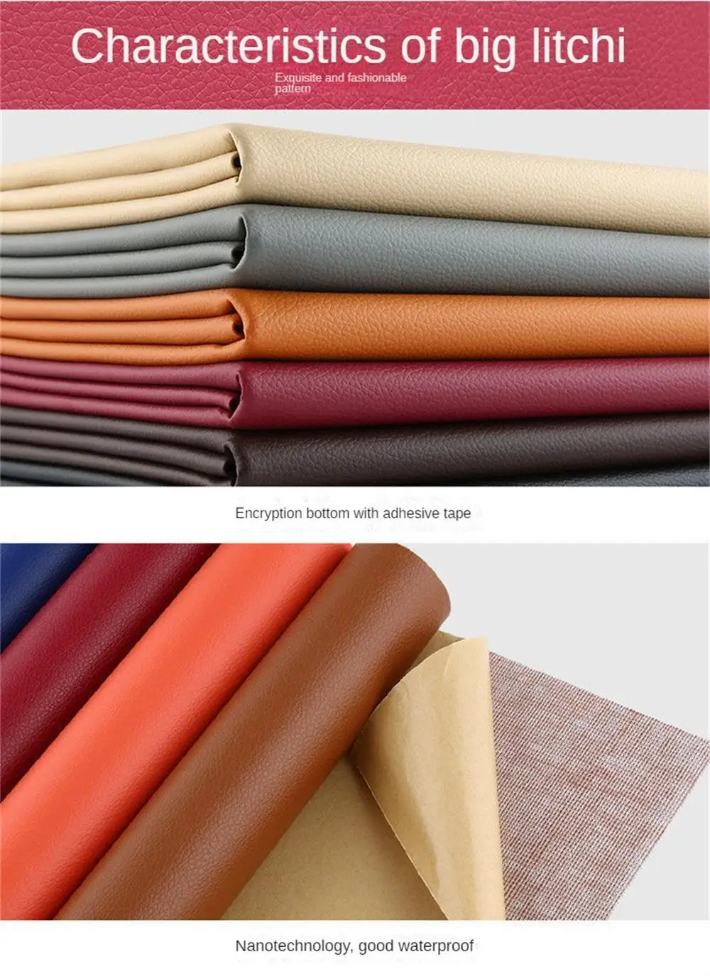 

PU Fabrics Stickers Patches Seat Sofa Leather Repair Sticker Self Adhesive PU Leather Fabric Patch DIY Furniture Refurbish Patch