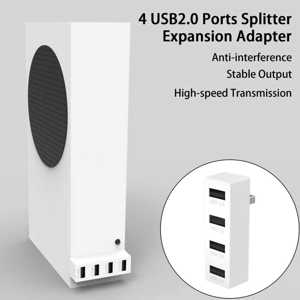 

Convenient Drive-free Stable Output 4 USB2.0 Ports Mouse Keyboard Connection Expansion Dock USB Docking Stand USB Extender